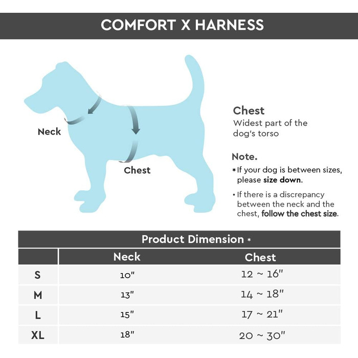 Нашийник для собак Gooby Comfort X для прогулянок, розмір L, фіолетовий. Безпечний, комфортний, для маленьких та середніх собак. Захист від задухи, X-Design, для дому та вулиці.