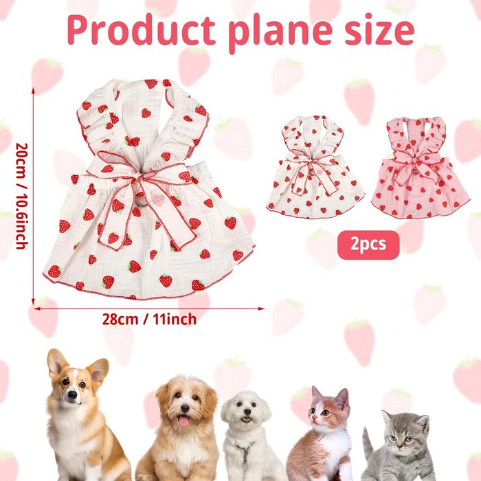 Сорочки для собак та котів, принт 