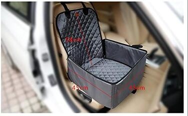 Захисний чохол на автосидіння для тварин (Hund, Katze) Oxford Tuch, чорний