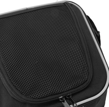 Переноска для тварин RIZGHWOY: водонепроникний та дихаючий велосипедний кошик для собак, сірий (BLACK)