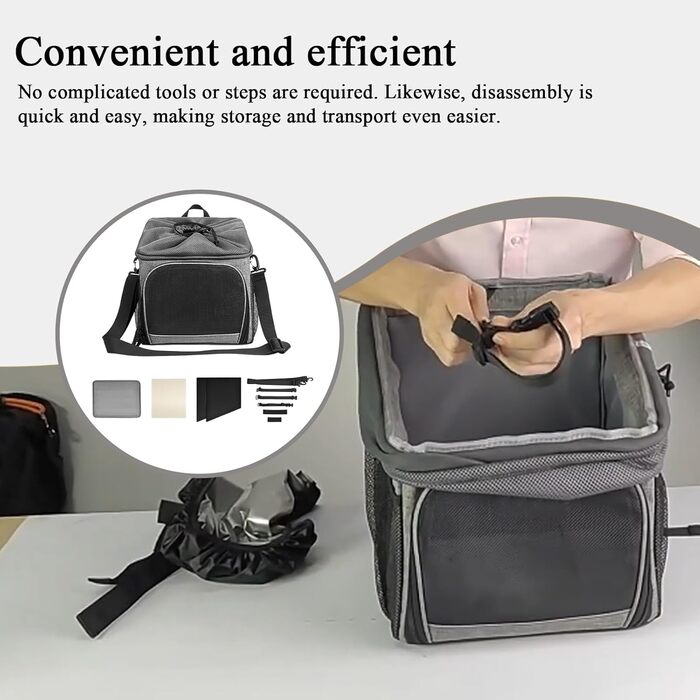 Фронтальний кошик для велосипеда з собакою, переноска для домашніх тварин (собаки, коти), велосипедний кошик для подорожей, пригод, кемпінгу, дихаюча конструкція для маленьких собак