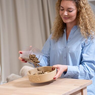 Миска для собак Mason Cash Cane Keramik для повільного годування, кераміка, підвищені борозни, для здорового травлення, довговічна, придатна для миття в посудомийній машині, для собак маленьких, середніх та великих порід