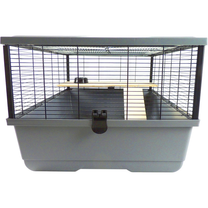 Клітка для дрібних тварин Grosvenor XL 100×54×61 см, сіра, 1 рівень