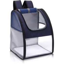 Рюкзак для собак і котів PETCUTE: переноска-рюкзак для прогулянок та подорожей, блакитний, до 7.5 кг