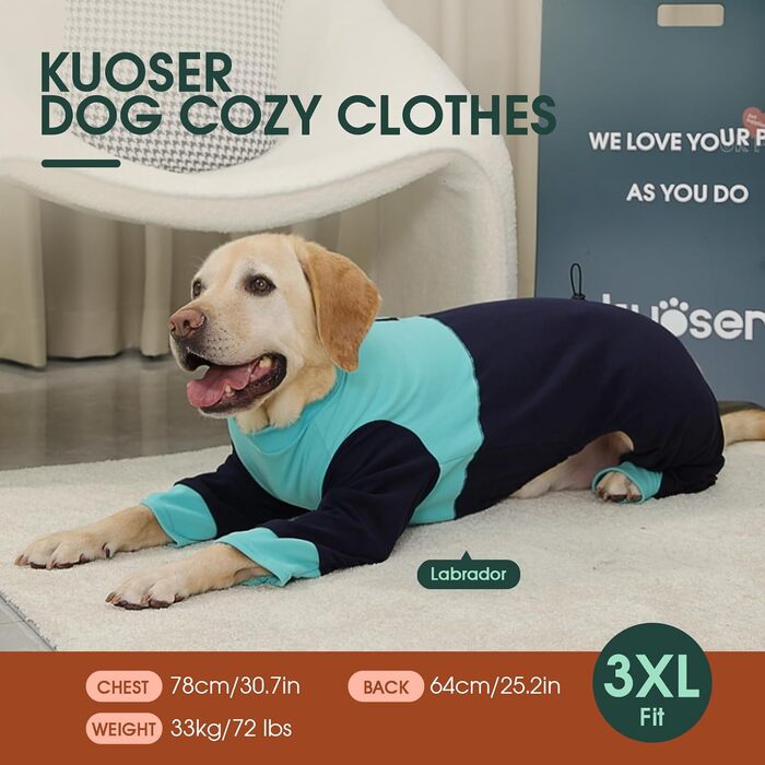 Теплий флісовий собачий светр Kuoer для маленьких собак, зимовий одяг, зелений (XS, синій)
