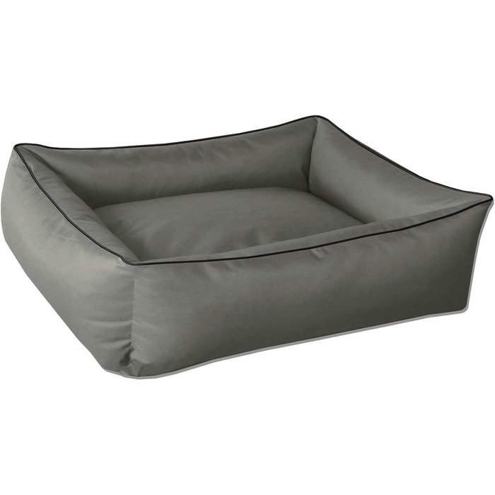 Лежак для собак BedDog MAX XXL, знімний чохол, сірий, для великих порід