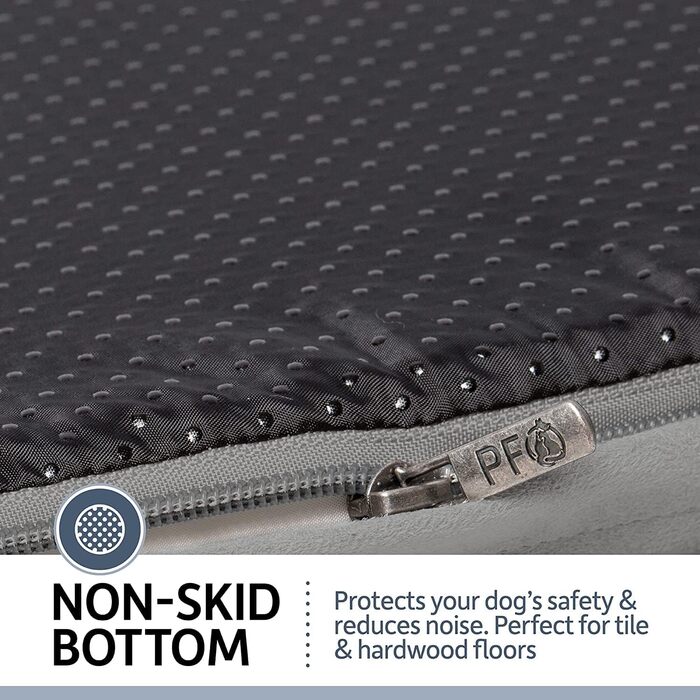 Крісло-лежанка для собак PetFusion Kleines Hundebett з Memory Foam (шоколадно-коричневий, 112x86x25 см)