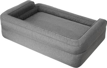 Крісло-ліжко для собак та котів, ліжко для тварин, знімний чохол, графіт, XXL (117x79 см)