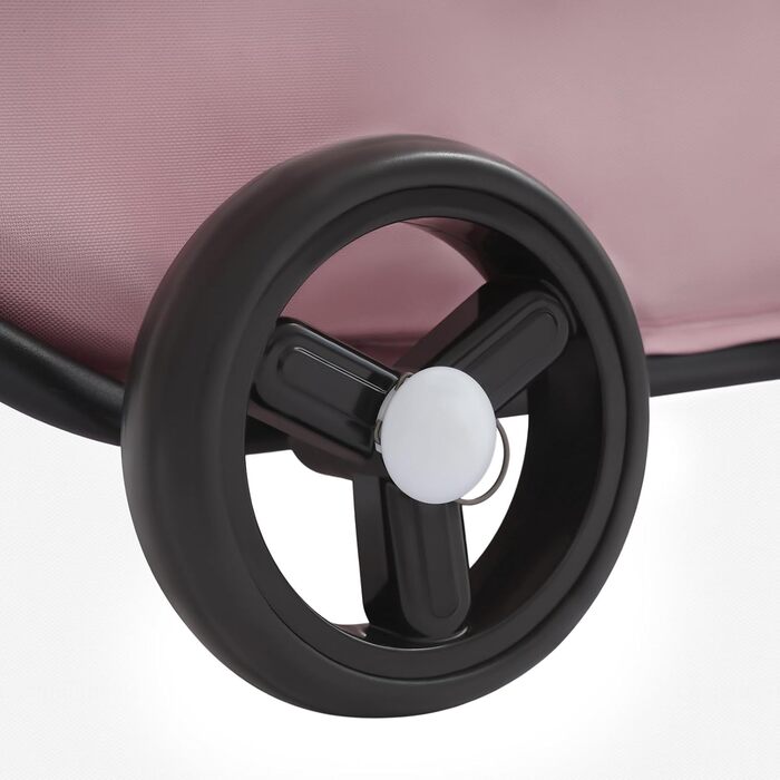 Візок для собак та котів, складаний, рожевий, до 10 кг, 86 x 51 x 35 см