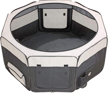 Karlie Smart Top Lounge L - лежанка для котів, сіра та чорна, розмір L (74x74x35 см)