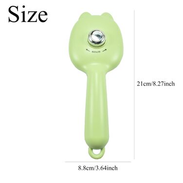 Щітка для собак маленьких порід самоочищувана - регульована, рожева та зелена