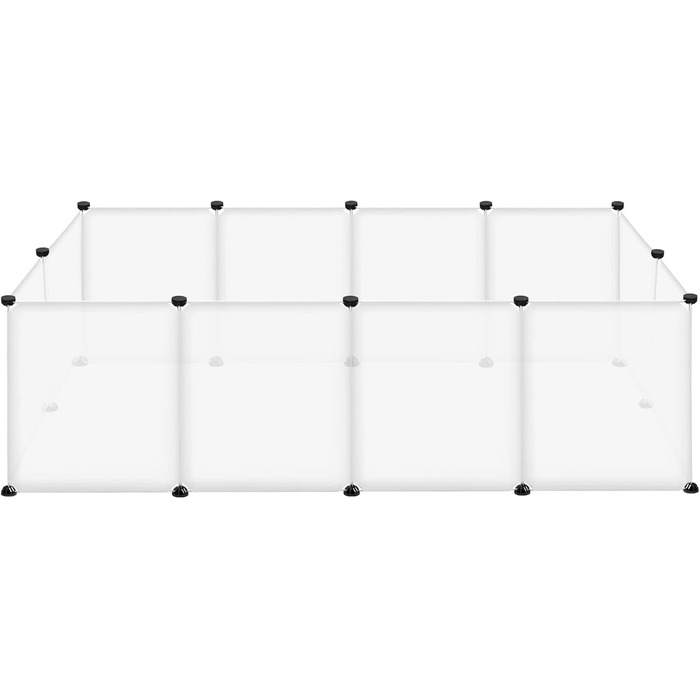 Клітка-вольєр для кроликів та морських свинок ORHEYA, 145x75x48 см, з дверцятами, DIY, пластик