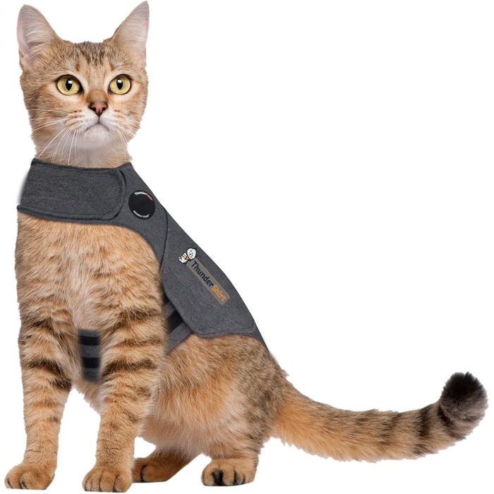 Антистресова жилетка Thundershirt для котів, розмір M, сіра