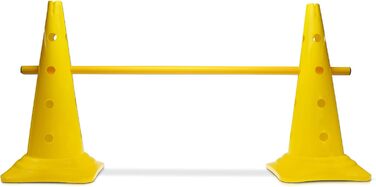 Набір для аджиліті SPORTIKEL24: перешкоди для собак, коней та дітей – 50 см (жовтий)