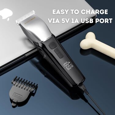 Набір для грумінгу собак та котів BarberBoss All-in-One: професійні машинки для стрижки, триммер для товстого хутра