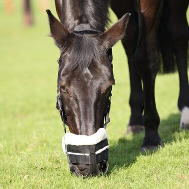 Корзина для коней Shires FreeGraze Airflow Weidemaulkorb, чорна, повна