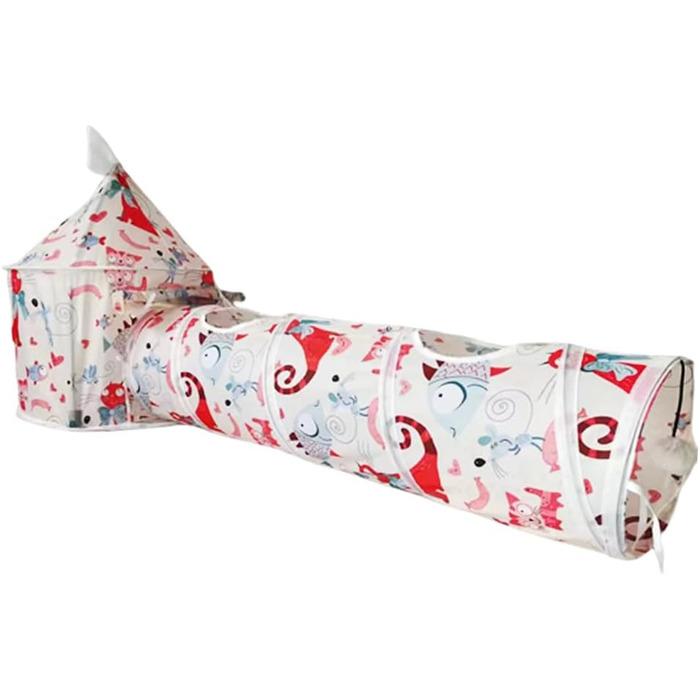 Туннель-іграшка для котів та цуценят, Pop-Up тунель, складаний, для дому