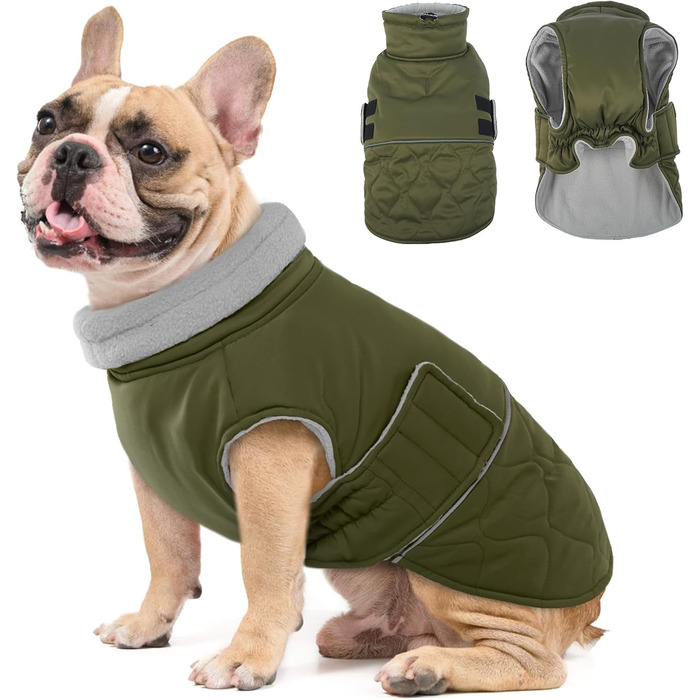 Тепла зимова куртка для собак з отвором для шлейки, підкладка, для коргі, кокер-спанієлів