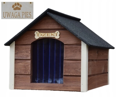 Будник для собак Drewmart, дерево, зовнішні розміри: 83 x 63 x 63 см
