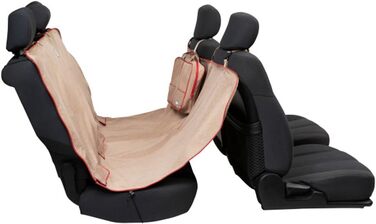 Захист сидіння автомобіля Kurgo Heather для собак, водовідштовхуючий та брудовідштовхуючий, ширина 140 см, колір мускатний heather, окремий, світло-коричневий