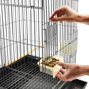 Транспортна клітка Montana Cages EOS 44x44x68 см антик для великих папуг і птахів