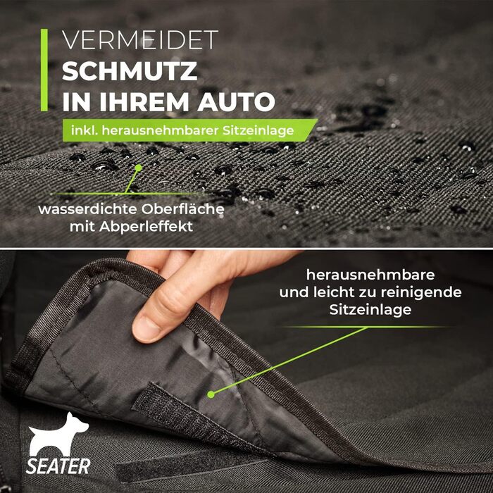 Автокрісло для собак GüteWerk: надійний захист та комфорт для маленьких та середніх собак (до 45 см)