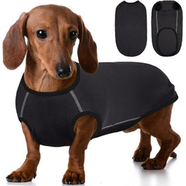 Теплий флісовий пуловер для собак Hjyokuso Dackel L - для великих собак, сірий, універсальний