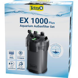 Зовнішній фільтр для акваріума Tetra EX 1000 Plus, до 300 л, потужний очищувач води для кришталево чистої води, внутрішнє використання