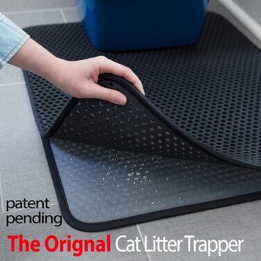 Килимок для котячого туалету iPrimio EZ Clean Jumbo 81,3×76,2 см, водонепроникний, з підкладкою для цуценят, проти розсипання наповнювача