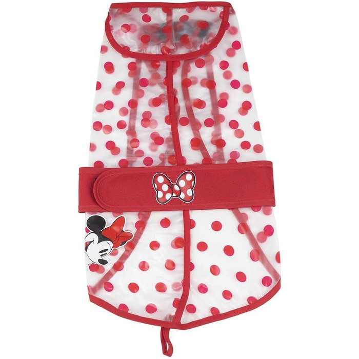 Дощовик для собак Minnie Mouse від Cerdá - офіційна ліцензія Disney, водонепроникний, багатокольоровий