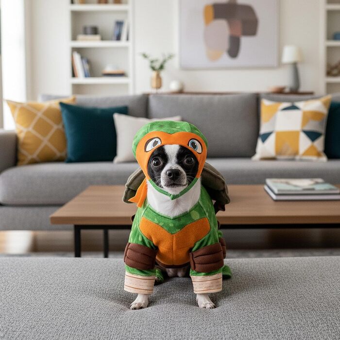 Костюм для собаки Rubie's Мікеланджело Черепашки-ніндзя, розмір XL