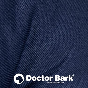 Кругле ортопедичне ліжко-кошик для собак Doctor Bark, маленьке, з двосторонньою подушкою, машинне прання до 95°C, синє, 40x35 см, Німеччина