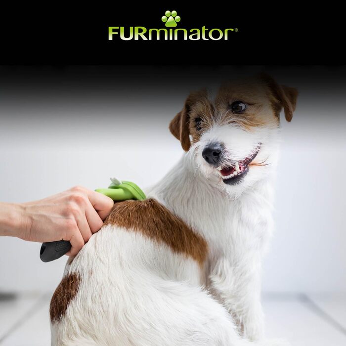 Щітка для собак FURminator S для короткої шерсті, покращена – для маленьких собак, видалення підшерстка