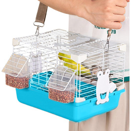 Транспортна переноска для птахів Vogeltransportbox з ручкою та міцними аксесуарами для хвилястих папужок, птахів-голубів та блакитних ара