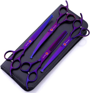 Набір для стрижки тварин: професійна фен-шпора, ножиці для грумінгу собак та котів, ножиці з нержавіючої сталі