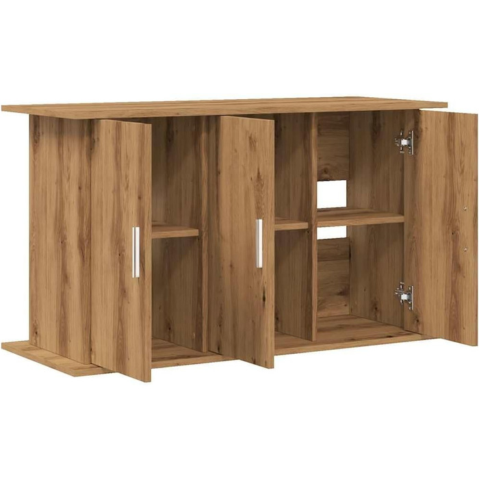 Стеляжка для акваріума vidaXL 81x36x73 см, дерев'яний каркас, тумба під акваріум, тумбочка для акваріума, тумба під акваріум (101 x 41 x 58 см, дуб, ручної роботи)