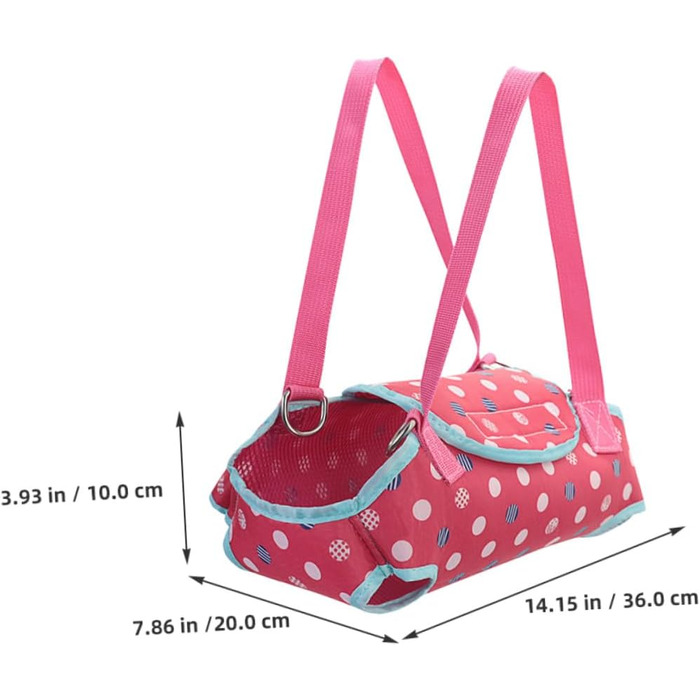 Сумка-переноска для собак та котів TOYANDONA, 2 шт. Регульований ремінь, для маленьких тварин, дихаюча сітка, для прогулянок
