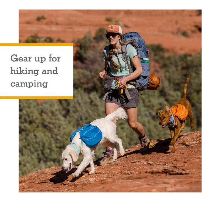 RUFFWEAR Approach Pack - рюкзак для собак, Blue Dusk (Small), 41 x 33 x 6 см