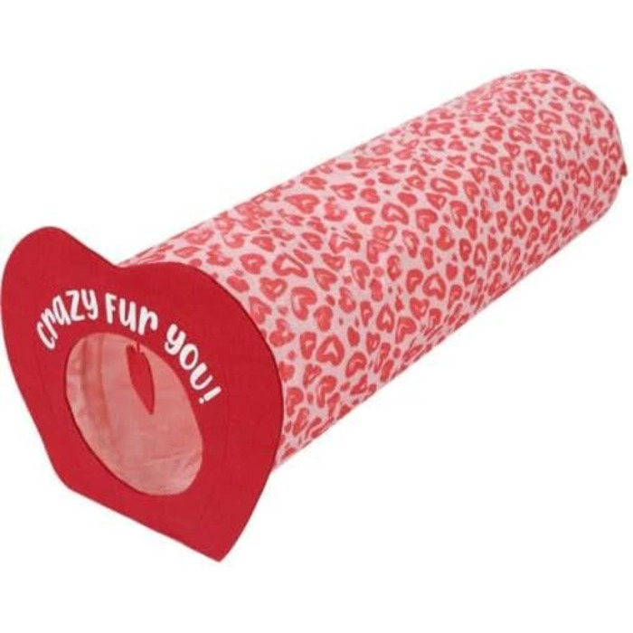 Туннель-іграшка для котів та тварин, Pop-Up, складаний, для дому (червоний)