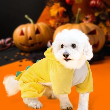 Костюм на Хелловін для собак великих порід Delifur, динозавр, зелений, розмір 3XL