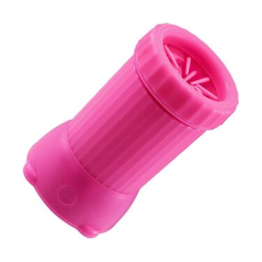 Автоматичний мийник лап для собак та котів Yonuaret | USB-зарядка, для дому, рожевий