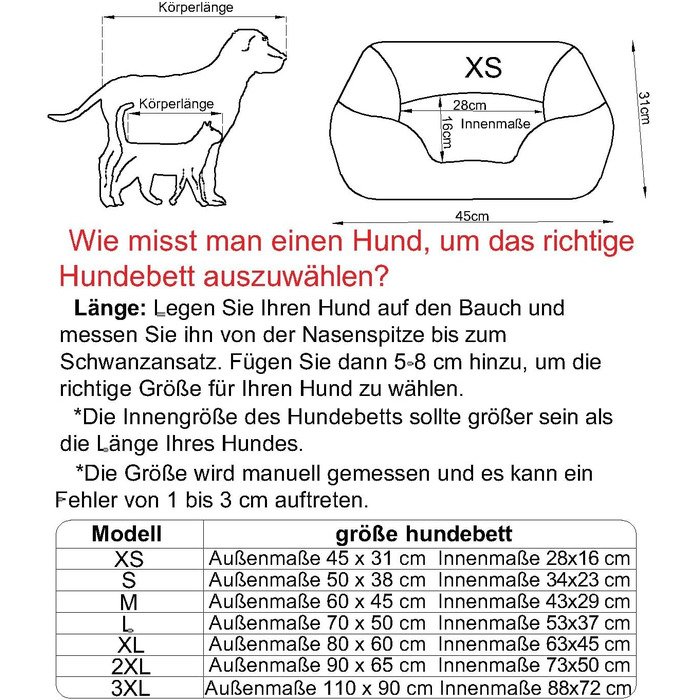 Крісло-ліжко для собак Flying Wings, м'яке та зручне, сірий/чорний колір, розмір L (70x50 см) та S (45x31 см)