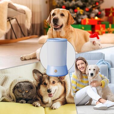 Електрична машинка для миття лап собак та котів, біла, рожева, блакитна