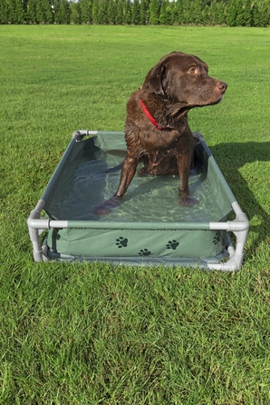 Басейн-лежак 2в1 для тварин Bestway 561RG (102x74x20 см)