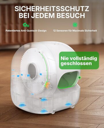 PETKIT Purobot Max Pro 2 - самоочисний лоток для котів з камерою та AI-моніторингом здоров'я, для кількох котів