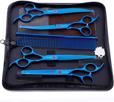 Набір для грумінгу тварин: 4 професійні ножиці з нержавіючої сталі для собак, котів та інших домашніх улюбленців
