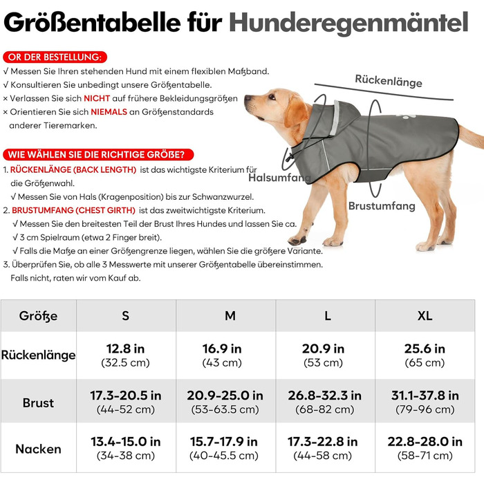 Водонепроникна куртка для собак з капюшоном, для прогулянок та ігор, сіра, для малих, середніх та великих порід
