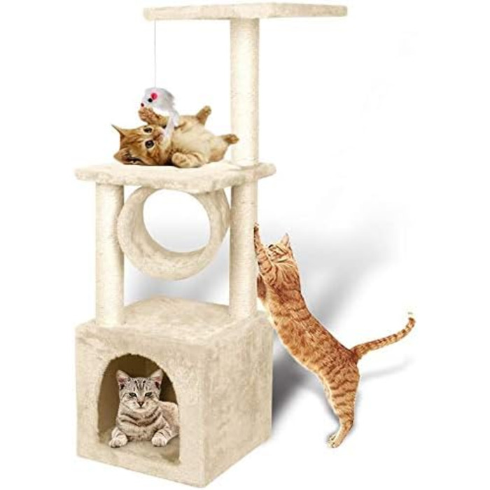 Когтеточка для котів CA&T P.J Pet Products, бежева, універсальна