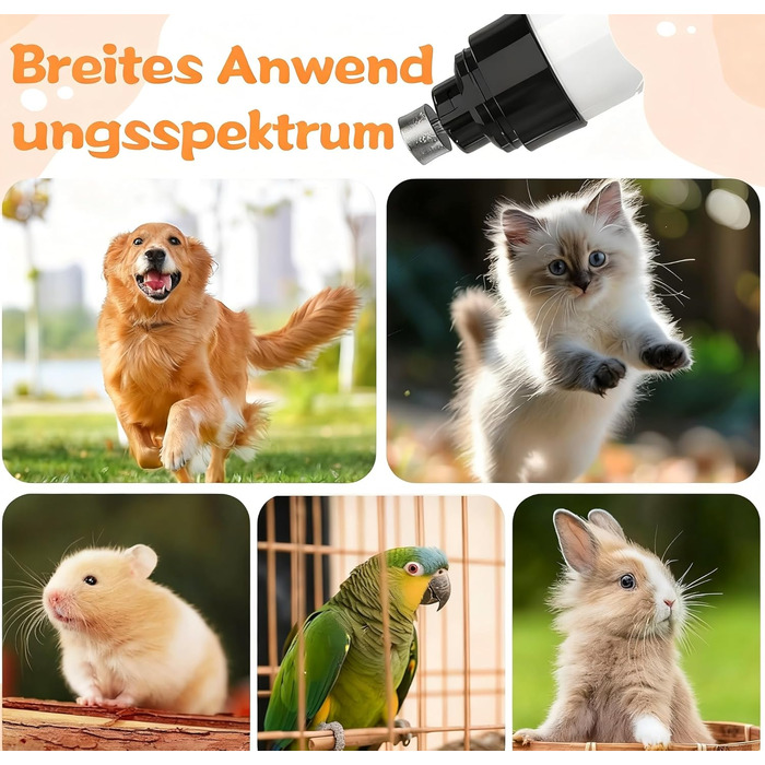 Триммер для собак FOGOIN Orthopfote Pro - професійний інструмент для догляду за кігтями, тихий, з регулюванням швидкості, для дому