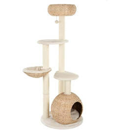 Дерево для котів ZooPlus Laguna з місцями для відпочинку з рогожу, довгі сизалеві стовпчики, висота 160 см